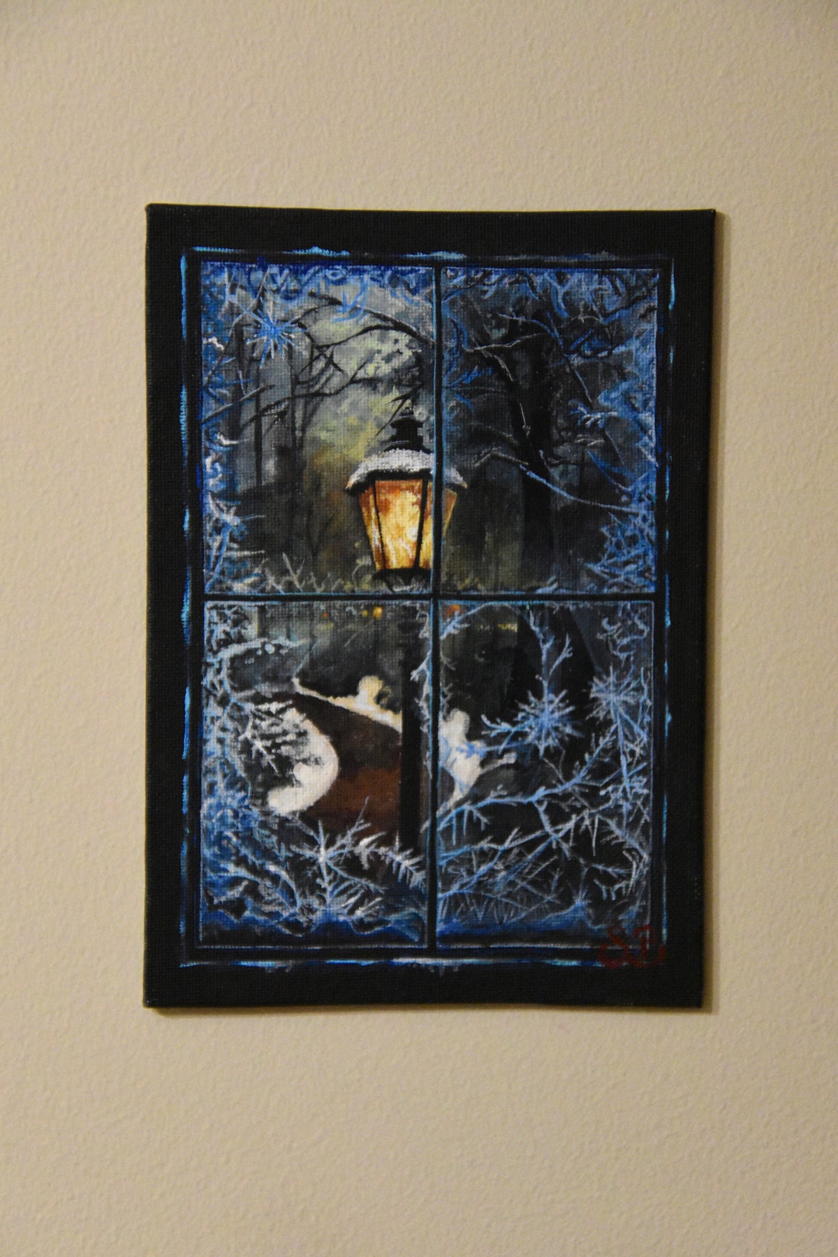 "Frosting Over" Orignial Painting (5x7in) (2026)