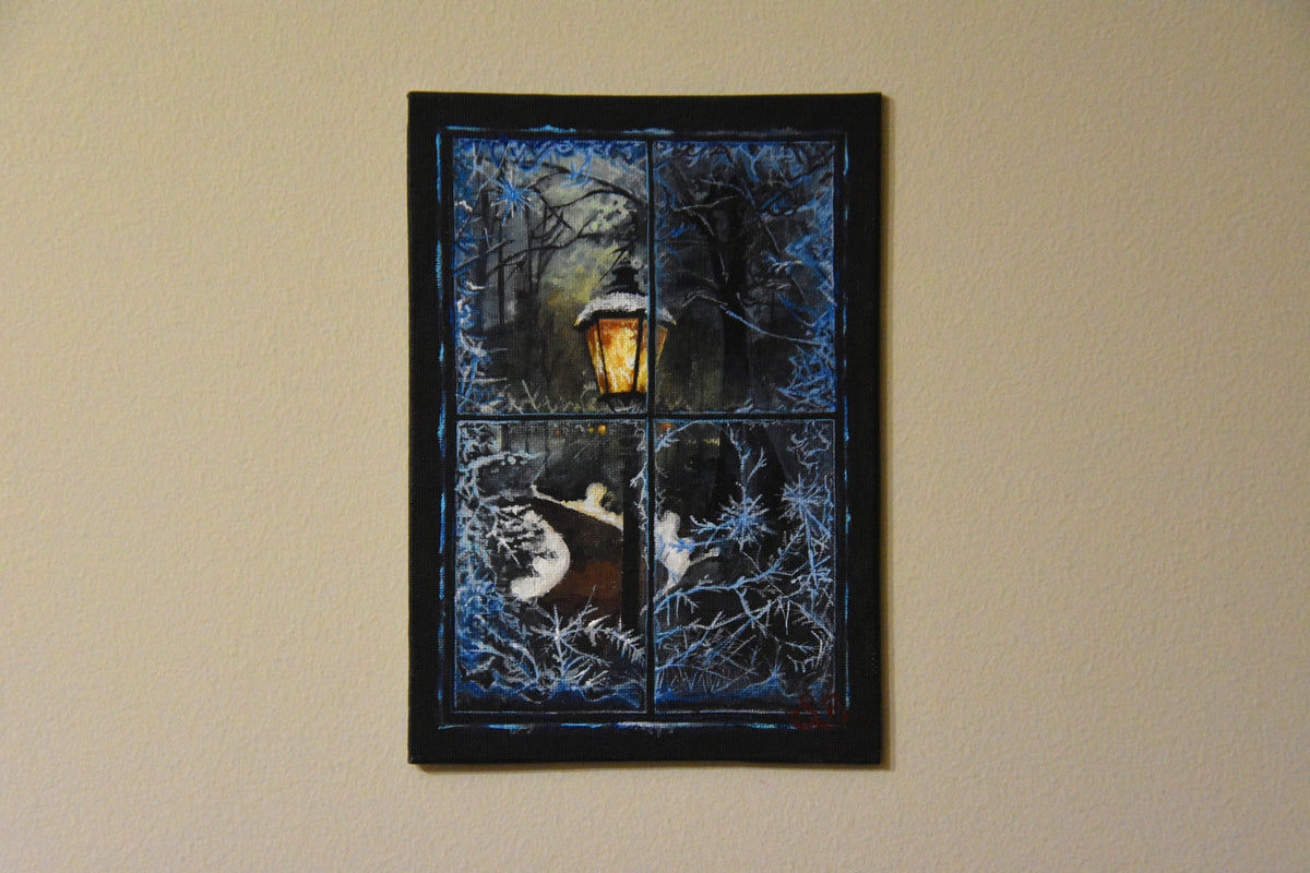 "Frosting Over" Orignial Painting (5x7in) (2026)