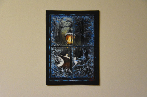 "Frosting Over" Orignial Painting (5x7in) (2026)